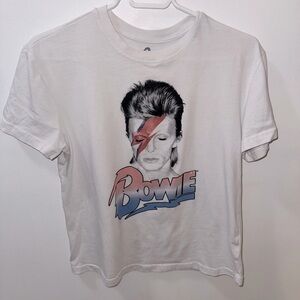 White Bowie Graphic T-Shirt